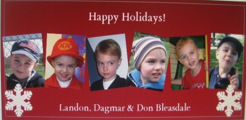 xmas card 2009