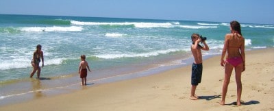 kids at the beach, Nantucket