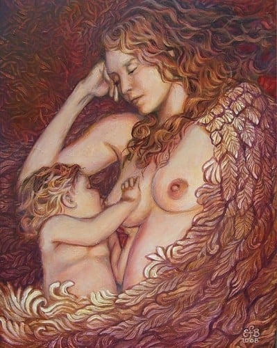 breasfeeding angel