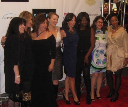 Dagmar Bleasdale on red carpet, The Greening of Whitney Brown premiere