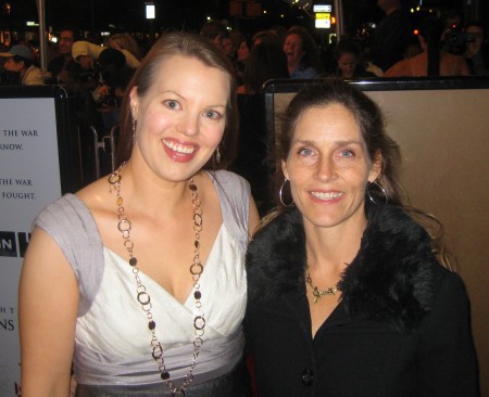 Dagmar Bleasdale (l.) at The Greening of Whitney Brown premiere