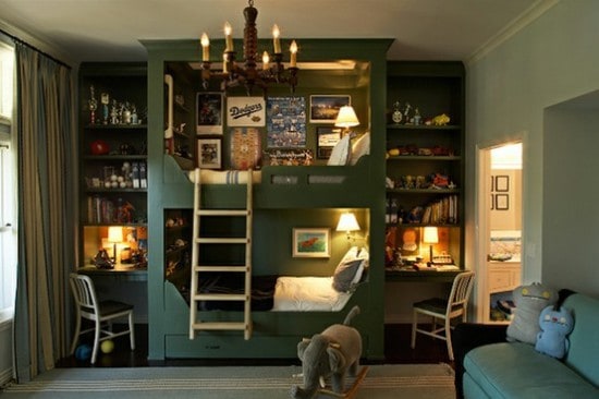 clever kids room storage idea for small rooms