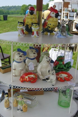 antique salt and pepper shakers