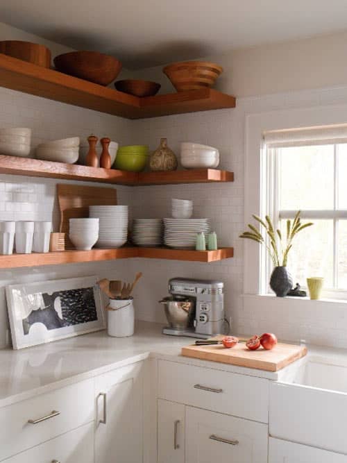 My Dream Home: 10 Open Shelving Ideas For The Kitchen