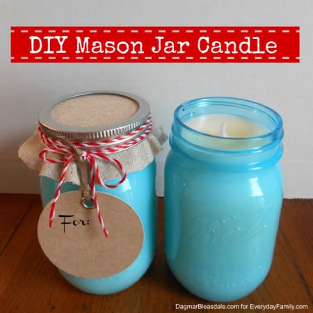 DIY Mason Jar candle and other teacher's gifts