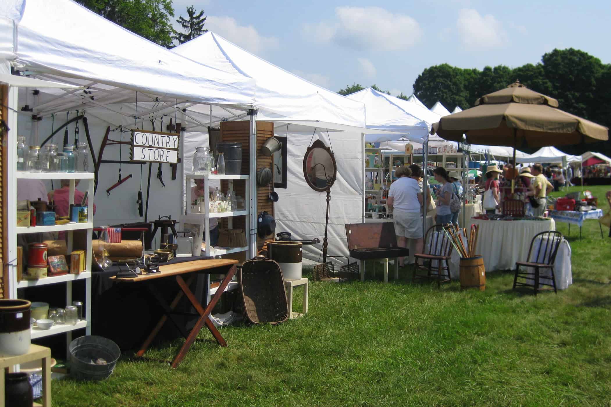 Weekend Yard Sale Junking and Lasdon Park's Antique Show