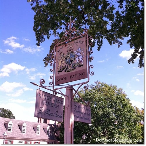 King's Arms Tavern in Colonial Williamsburg, VA