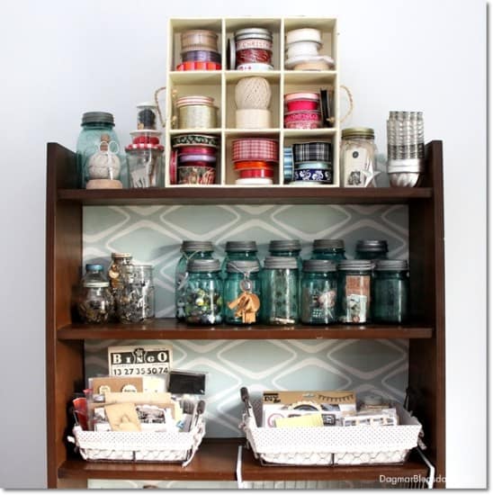 Craft Room Shelf Ideas For Extra Storage - Dagmar Bleasdale