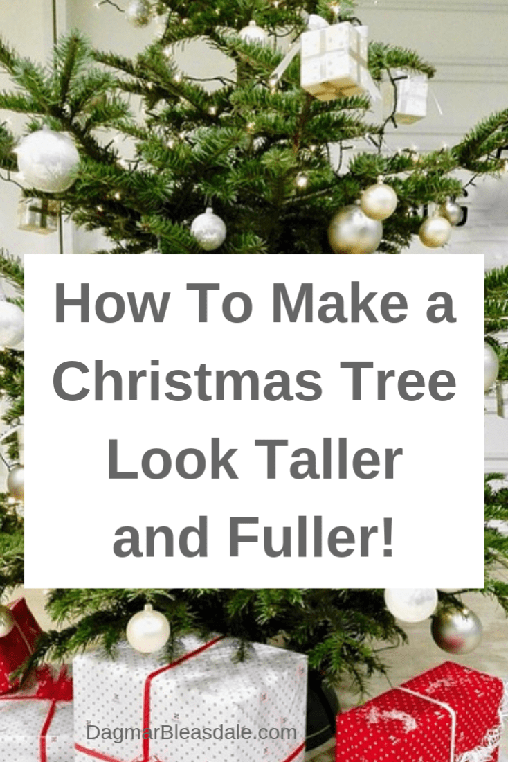 How to Make a Christmas Tree Look Fuller and Taller on a Budget