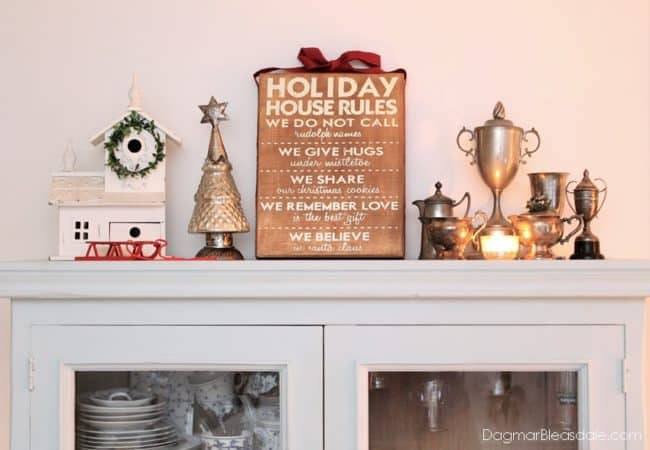 Cottage Christmas Home Tour With Vintage, Thrifty, and Farmhouse Decor