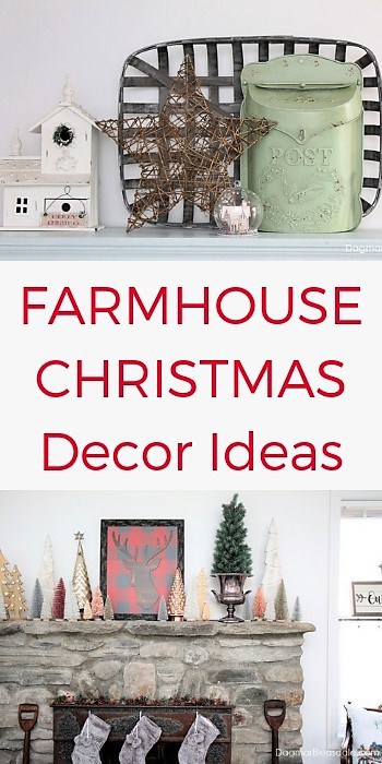 farmhouse and cottage Christmas decor pin